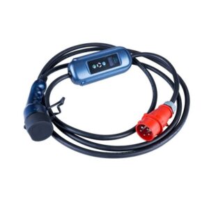 Akyga Electric vehicle charging station CEE 5pin / Type2 LCD 3-phase 32A 22kW, 5m