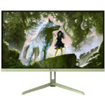 AROZZI NOVA gaming monitor 23.8" 24T1K200 Forest Green/ LED/ 1920x1080/ 200Hz/ IPS/ 1000:1/ 1ms/ HDMI/ DP/ moss green