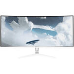 AROZZI NOVA gaming monitor 34" 34T2K165 White/ LED/ 3440x1440/ 165Hz/ VA/ 4000:1/ 1ms/ 2xHDMI/ 2xDP/ white