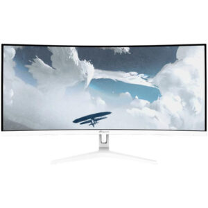 AROZZI NOVA gaming monitor 34" 34T2K165 White/ LED/ 3440x1440/ 165Hz/ VA/ 4000:1/ 1ms/ 2xHDMI/ 2xDP/ white