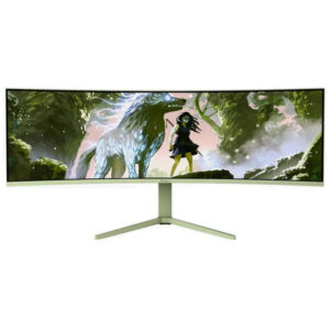 AROZZI NOVA gaming monitor 49" 49TUW165 Forest Green/ LED/ 5120x1440/ 165Hz/ VA/ 3000:1/ 1ms/ 2xHDMI/ DP/ USB-C/ m.green