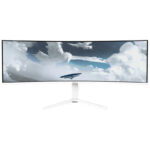 AROZZI NOVA gaming monitor 49" 49TUW165 White/ LED/ 5120x1440/ 165Hz/ VA/ 3000:1/ 1ms/ 2xHDMI/ DP/ USB-C/ white