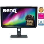 BENQ 32" LED SW321C/ IPS panel/ 3840x2160/ 1000:1/ 5ms/ 2x HDMI/ DP/ USB/ USB-C/ card reader/ black