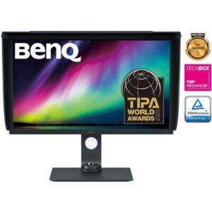 BENQ 32" LED SW321C/ IPS panel/ 3840x2160/ 1000:1/ 5ms/ 2x HDMI/ DP/ USB/ USB-C/ card reader/ black