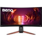 BENQ Mobiuz 34" LED EX3410R/ Curved/ VA panel/ 3440x1440/ 3000:1/ 1ms/ 144 Hz/ 2xHDMI/ DP/ USB/ FreeSync/ black/gray