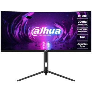DAHUA 30" LED LM30-E330CA/ gaming/ VA panel/ 2560x1080 (UWHD)/ 3000:1/ 1ms/ 250 cd/m2/ 2x HDMI/ 2x DP/ VESA 75x75/ black