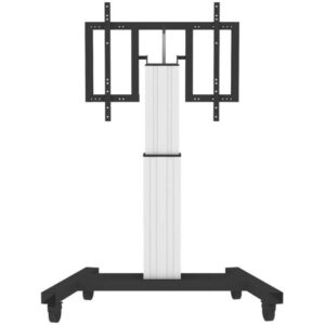 DAMAGED PACKAGING - Neomounts PLASMA-M2500TSILVER / Motorized Mobile Floor Stand (90° tilt) - VESA 200x200 up to 800x600 / Silve