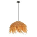 IMMAX BOHO NATURALEZA designer pendant lamp, D55cm, E27, natural rattan