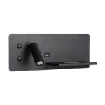 IMMAX LED Be PREPARE 4in1, spotlight with Qi charging, USB, black, right version