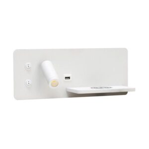 IMMAX LED Be PREPARE 4in1, spotlight with Qi charging, USB, white, right version