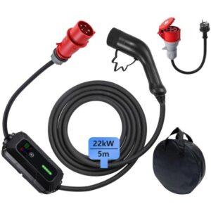 IMMAX travel charging station for electric vehicles EV/PHEV AC Type 2, 22 kW
