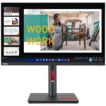 Lenovo P24q-30/ 23.8" IPS/ 2560x1440/ 16:9/ 300cd/m2cmd/ 1000:1 / 4ms/ HDMI/ DP/ USB/ jack/ VESA/ PIVOT/ black