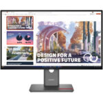 Lenovo P27QD-40/ 27"/ IPS/ 2560x1440/ 16:9/ 350cd/m2/ 1500:1/ 4ms/ HDMI/ DP/ USB/ USB-C/ LAN/ PIVOT