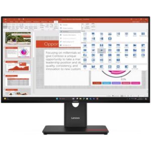 Lenovo T27-40/ 27" IPS/ 1920x1080/ 16:9/ 300cd/m2cmd/ 1500:1/ 4ms/ HDMI/ VGA/ DP/ USB/ PIVOT