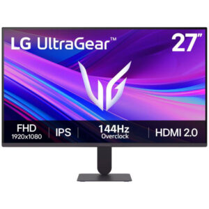 LG monitor 27G411A-B  IPS 27"/ 1920x1080 / 144Hz/ 250cdm / 5ms/ 1500:1/DP/HDMI/G-SYNC Compatible/ FreeSync