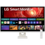 LG monitor 32U721SA-W 31.5"/ 3840x2160/ 5ms/ IPS/ 300cd/m2/ 60Hz/ HDMI/ USB-C/ 1000:1/ DCI-P3 95%/ webOS 24