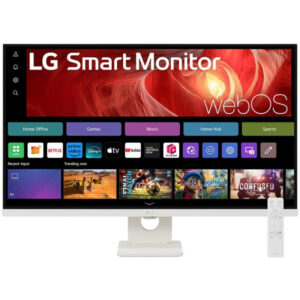 LG monitor 32U721SA-W 31.5"/ 3840x2160/ 5ms/ IPS/ 300cd/m2/ 60Hz/ HDMI/ USB-C/ 1000:1/ DCI-P3 95%/ webOS 24