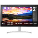 LG monitor 32UN650K 32" / IPS / UHD 4K 3840x2160 / 16:9 / 350cd/m2 / 5ms / 60Hz/HDR 10 / HDMI / DP / speaker