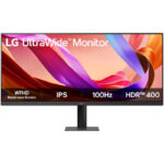 LG monitor 34U511A-B 34"/2560x1080/5ms/IPS/400cd/100Hz/HDMI/DP/21:9/HDR/1000:1/sRGB99%/ReaderMode