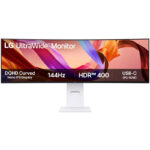 LG monitor 49U950A-W zakřivený  IPS 49"  / 5120 x 1440/ 32:9/ 5ms/144Hz/ DP/ HDMI/ USB/ repro