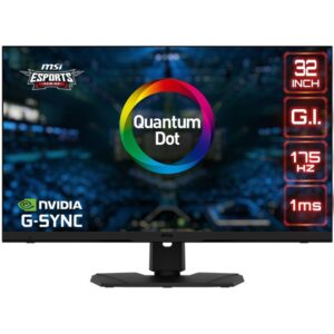 MSI Optix MPG321QRF QD / 32"/ 2560 x 1440 / IPS / 175Hz/ 1ms/ 1000:1/ 400cd/m2 / 2xHDMI/ DP/ USB