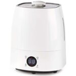 NEDIS air humidifier/ consumption 110 W/ with cool and warm mist/ volume 5.5 l/ hygrometer/ timer/ up to: 50 m2/ white-black