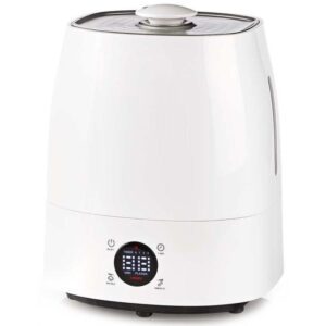 NEDIS air humidifier/ consumption 110 W/ with cool and warm mist/ volume 5.5 l/ hygrometer/ timer/ up to: 50 m2/ white-black