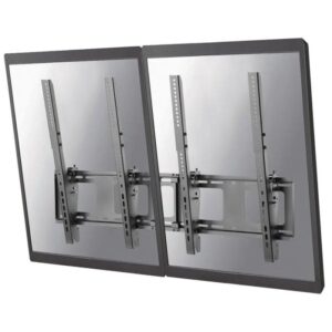 Neomounts NS-WMB200PBLACK/Display holder/wall mount/40-52"/menu board vertical tilting/VESA 400X600/load capacity 2x50kg/2 displ