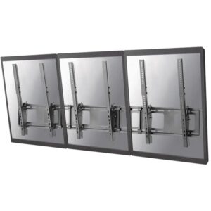 Neomounts NS-WMB300PBLACK/Display holder/wall mount/40-52"/menu board vertical foldable/VESA 400X600/load capacity 3x50kg/3 disp