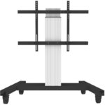 Neomounts PLASMA-M2250SILVER / Motorized Mobile Floor Stand - VESA 200x200 up to 800x600 / Silver