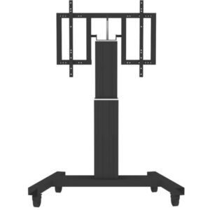 Neomounts PLASMA-M2500TBLACK / Motorized Mobile Floor Stand (90° tilt) - VESA 200x200 up to 800x600 / Black