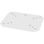 Neomounts PLASMA-M2SFPLATE / Fixed Floor Plate for 2250/2500-series - small (bolt down) / Silver