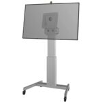 Neomounts Select NM-HUB2LIFTSILVER/Display holder/trolley/max 50"/VESA 350x350/load capacity 150kg/motorized height adjustment/t