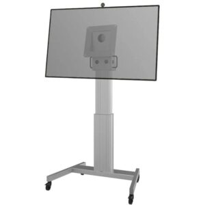 Neomounts Select NM-HUB2LIFTSILVER/Display holder/trolley/max 50"/VESA 350x350/load capacity 150kg/motorized height adjustment/t