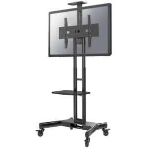 Neomounts Select NM-M1700BLACK/Display holder/trolley/32-75"/4 wheels/VESA 600X400/load capacity 50kg/height adjustable/2 shelve