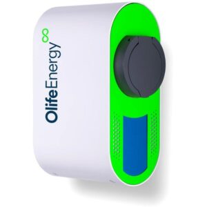 OlifeEnergy EV electric car charger BASE AC 22kW, Wallbox, Type2, socket, RFID, car mode