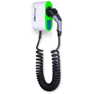 OlifeEnergy EV electric car charger BASE AC 22kW, Wallbox, Type2, twisted cable, RFID, auto mode