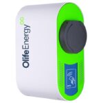 OlifeEnergy EV electric car charger PLUS AC 22kW, Wallbox, Type2, socket, for DEYE/Solarmi, RFID, car mode