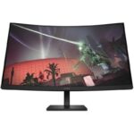 OMEN 32c/ 31.5" curved/ 2560x1440/ VA/ 1ms/ 400 cd/m2/ 3000:1/ HDMI/ DP/ jack/ VESA/ black