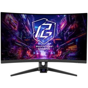 Phantom Gaming by Asrock monitor PG27FRS1A curved 27"/ VA/1920x1080/280Hz/300cd/m2/1ms/DP/HDMI/speaker