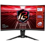 Phantom Gaming by Asrock monitor PG27Q15R2A curved 27"/VA/2560x1440/165Hz/ 550cd/m2 / 1ms/DP/ 2x HDMI/repro/Wifi ant.