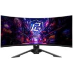 Phantom Gaming by Asrock monitor PG34QRT2B 34" /VA/3440x1440/180Hz/ 500cd/m2/1ms/DP/2x HDMI/repro/VESA/wifi antenna