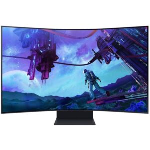Samsung Odyssey Ark G97NC 55" /Curved/3840x2160/16:9/VA/1ms/165Hz/Jack/HDMI/DP/USB/LAN/WiFi/BT/PIVOT/VESA/Speaker