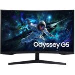 Samsung Odyssey G55C 27" / Curved / QHD 2560x1440 / 16:9 / VA / 1ms / 165Hz / Jack/HDMI/DP/VESA