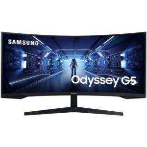 Samsung Odyssey G55T 34" / Curved / UWQHD 3440x1440 / 21:9 / VA / 1ms / 165Hz / Jack/HDMI/DP/VESA