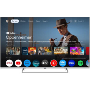 STRONG SMART QLED TV 55"/ SRT55UG8773C/ UHD/ 3840x2160/ DVB-T2/C/S2/ H.265/HEVC/ 4xHDMI/ 2xUSB/ Wi-Fi/ LAN/ G/ ANDROID14