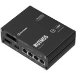 Teltonika RUTM55 industrial router, dual SIM + eSIM, 5G, 4x LAN, serial RS232/485, WiFi 5