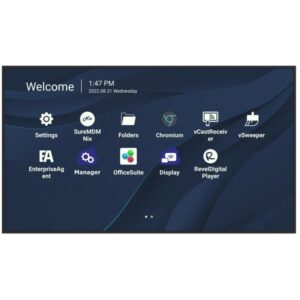 ViewSonic Flat Display CDE5530/55"/24-7 LCD/3840x2160/6.5ms/450cd/HDMI x 2/USB A x 2/USB-C/RJ45/RS232/repro/Android