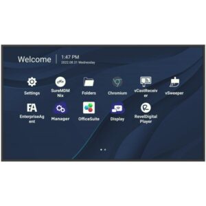 ViewSonic Flat Display CDE6530/65"/24-7 LCD/3840x2160/8ms/450cd/HDMI x 3/USB A x 2/USB-C/RJ45/RS232/repro/Android