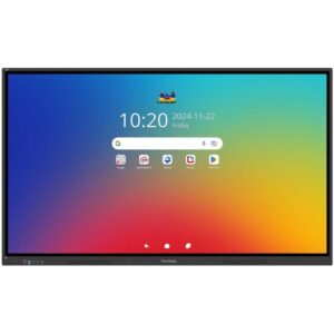 ViewSonic Multi Touch Display IFP6534 65" 40 Multi touch, 9H, 3840x2160, 450nits, 8G RAM/128GB, HDMI, VGA, DP, USB, RJ45